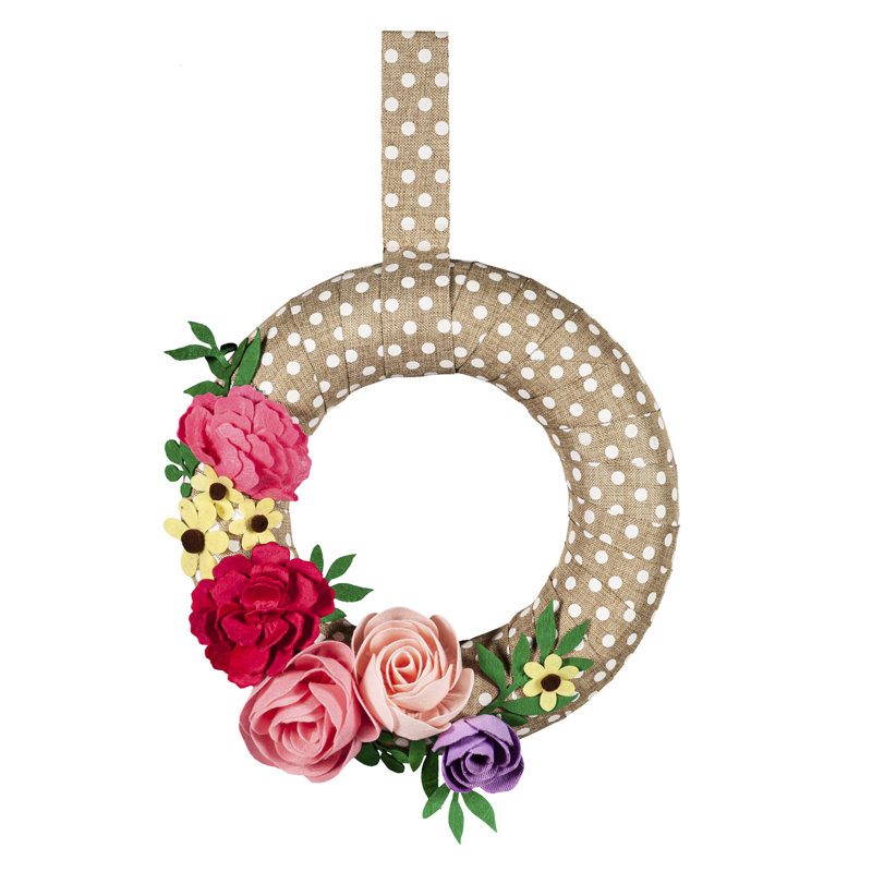 Décoration de porte couronne Akiya