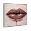 Lux Kiss Mauve Canvas Fashion Print by Oliver Gal-510312079-510473242