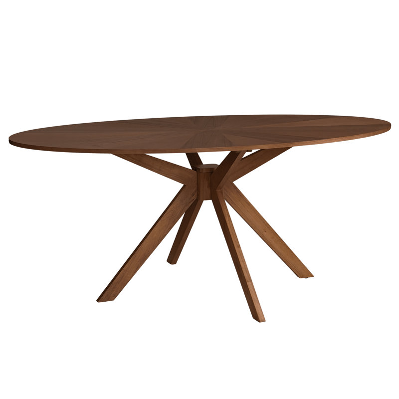 Table de salle à manger Bayah, Noyer foncé