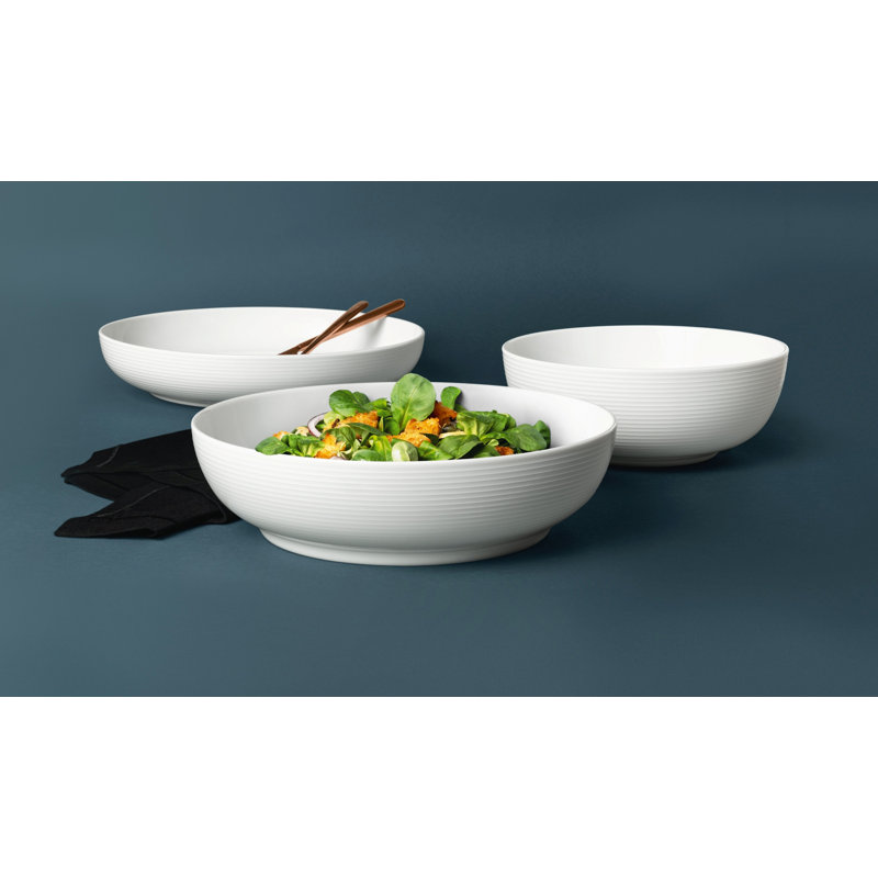 Foodbowl 20 cm Beat weiß uni