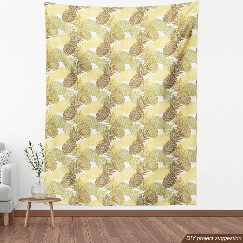 Tissu d’ananas, l 58 po x L 72 po