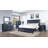 Transitional 1Pc Nightstand With Round Knobs & Cup Pull Ball