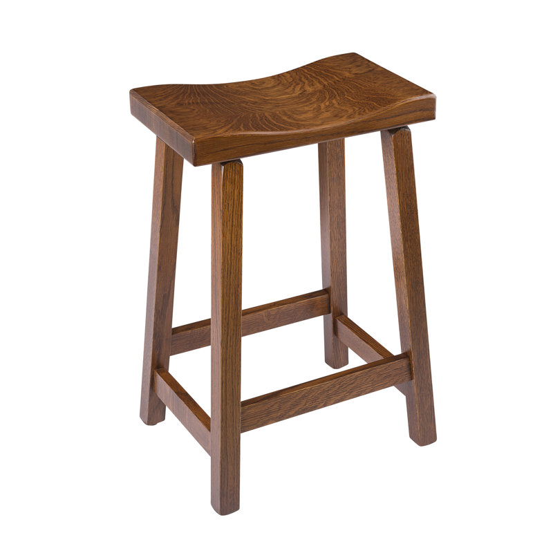 Albers Solid Wood Counter Stool, Cherry, Bar Stool (30" Seat Height)