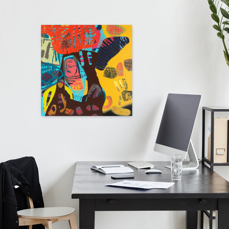 Conversations In The Abstract No. 113, art abstrait contemporain, H 18 po x l 18 po