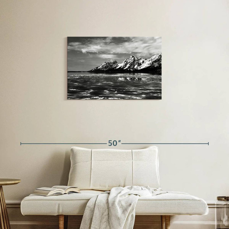 Alvord Grand Teton Lakeside Mountains, H 20 po x l 30 po