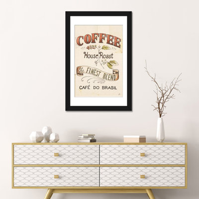 « authentique coffee ix », art textuel sur toile