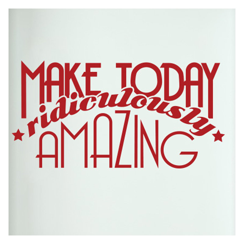 Wall Decal, Dark Red