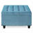 Button For Restaurant - Blue Square With Wooden Frame And Storage
