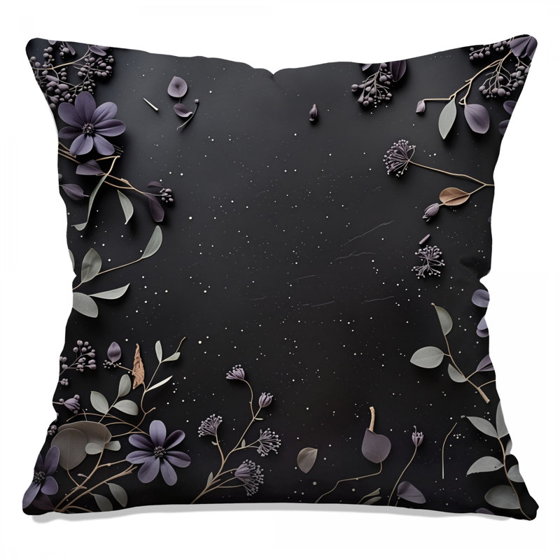 Coussin Floral, 16 x 16 inches