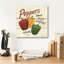 "Epic Graffiti" Sweet Peppers "par David Carter, art mural sur toile brune-106416112