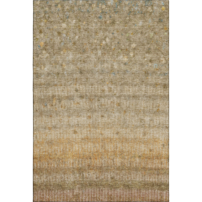Premium Machine Washable Mayfield Stripes Rug, Beige, 9' x 12'