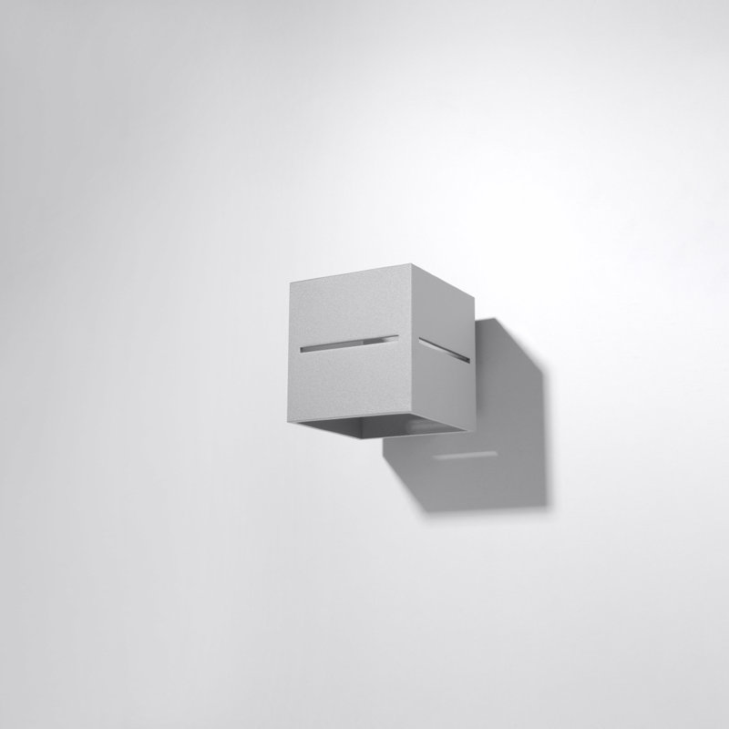 Lobo Flush Mounted Sconce, Grey