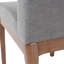 Ensemble de table de salle à manger 5 pièces avec une table en bois massif et 4 chaises rembourrées pour la salle à manger
