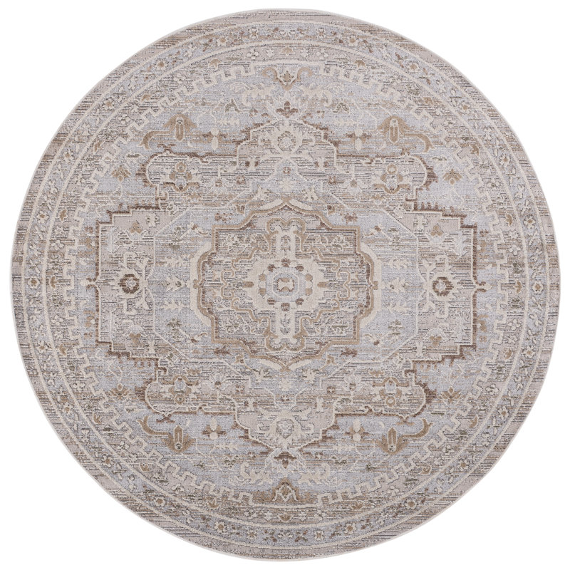 Miranda 300 Performance Oriental Rug, Round 6'6"