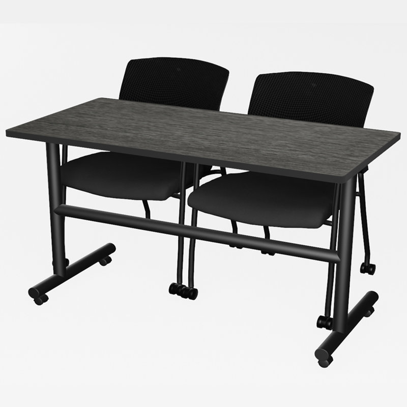 Table de nidification 72 po x 24 po Inbox Zero Kobe, Érable, H 29 po x L 48 po x P 24 po, 2