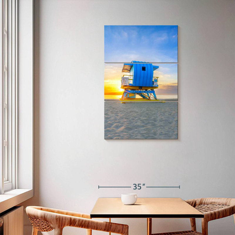 Nicci Miami Beach Sunrise Memories, 65" H x 42" W