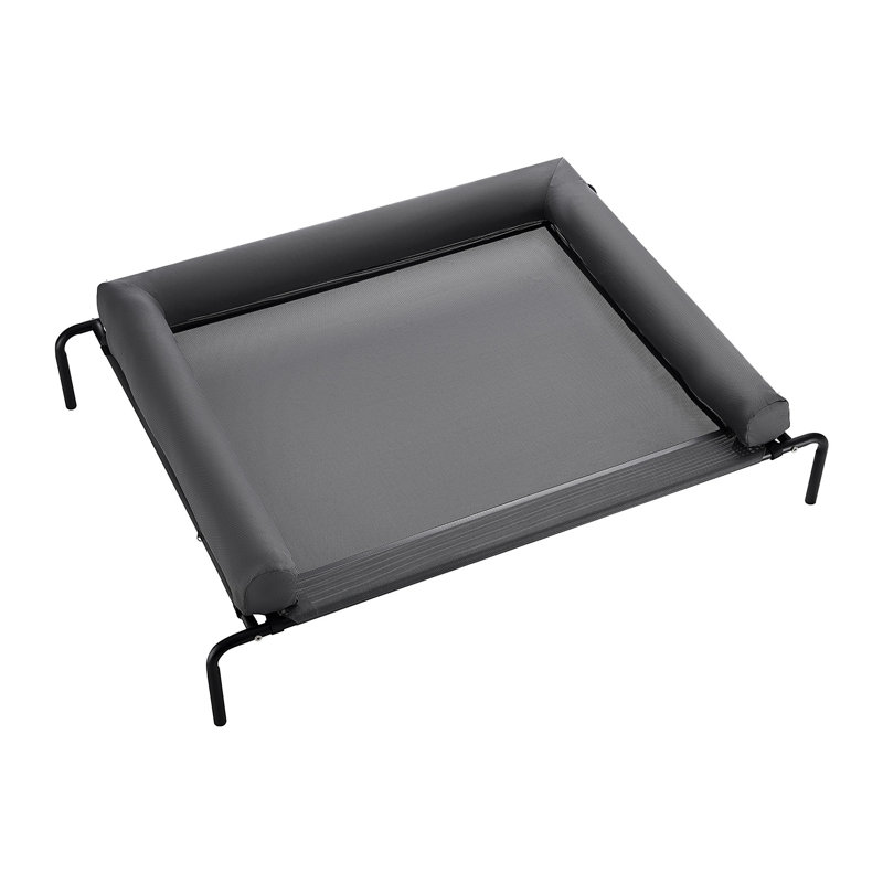 Lit surélevé pour chien avec coussin pour grands chiens
