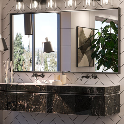 Miroir de vanité Stemn encadré / Miroir d'appoint