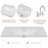 36'' Single Bathroom Vanity Base Only
