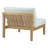 Muret Outdoor Patio Teak Armless