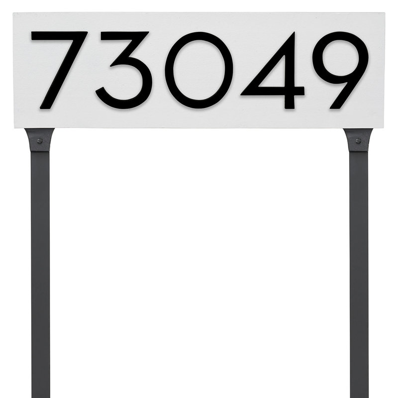 Rectangle pour pelouse, Blanc / noir, Oui