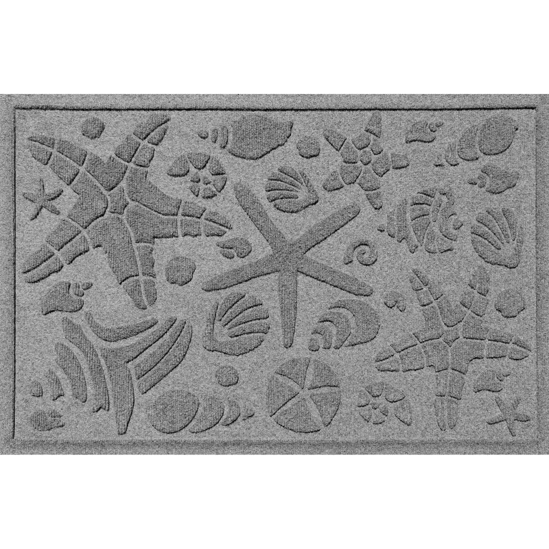 Tapis d'entrée pour l'extérieur WaterHog® Beachcomber 2 pi x 3 pi, Gris moyen