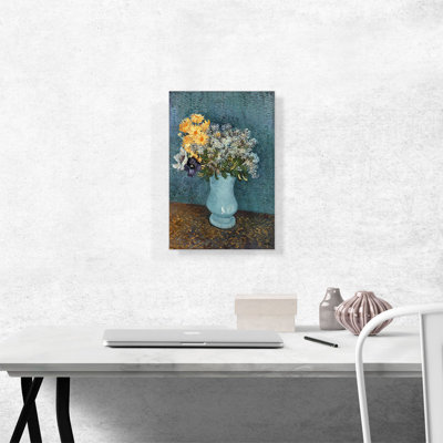 " Vase Of Flowers 1887 " by Vincent Van Gogh Painting Print