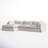 Zuri Slipcover Chaise Sectional-70497850-89191313-100098007
