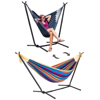 Volkrad 2 Person Classic Hammock with Stand