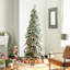 Hersi Flocked/Frosted Realistic Spruce Christmas Tree with LED Lights-511016657