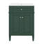 Meuble-lavabo 24 po avec lavabo, 2 portes à fermeture douce et un tiroir basculant-773933702