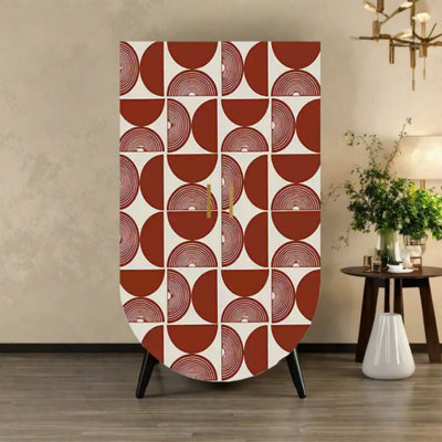 Modern Minimalist Double Door Wardrobe