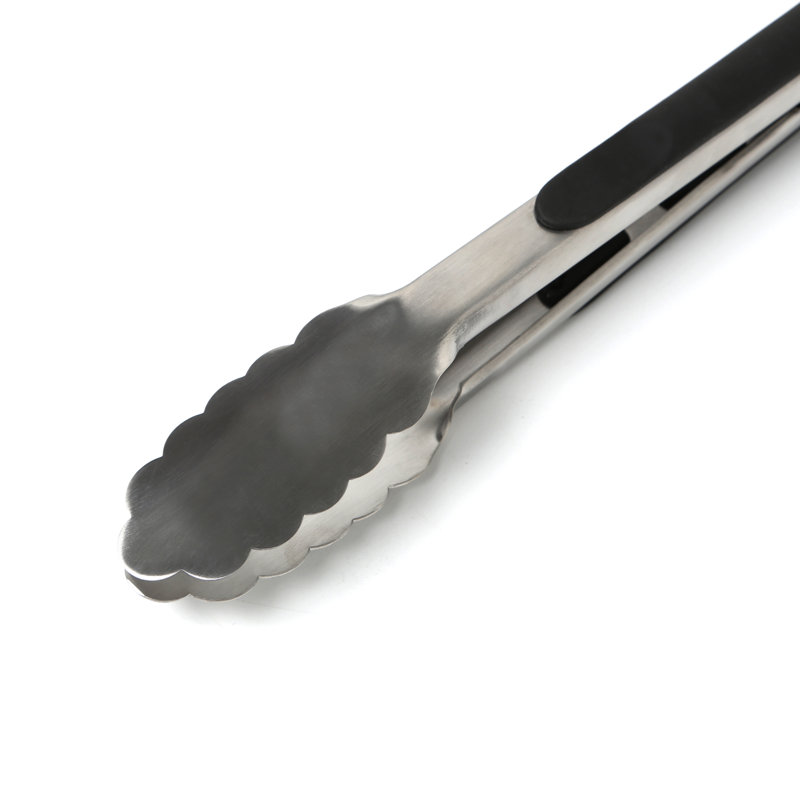 OXO Good Grips Stainless Steel Steel Tongs, 9" L
