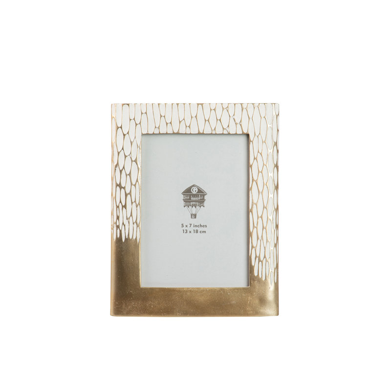 Picture Frame, White;Gold