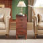Soichi solid wood 3 - drawer end table set-1166870720