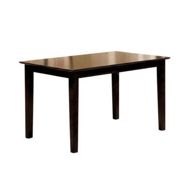Ulverin Espresso Square Dining Table Seats 4