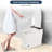 Heated Seat Smart Toilet, One Piece Toilet With Auto Flush, , Foot Sensor Blue Night , Knob Operated, Power Outage Flushing, Soft Close Cover, White Bathroom Series Seat, Automatic No Bidet,