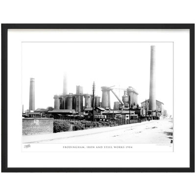 Frodingham, Iron And Steel Works 1904 by Francis Frith - Single Picture Frame Print
