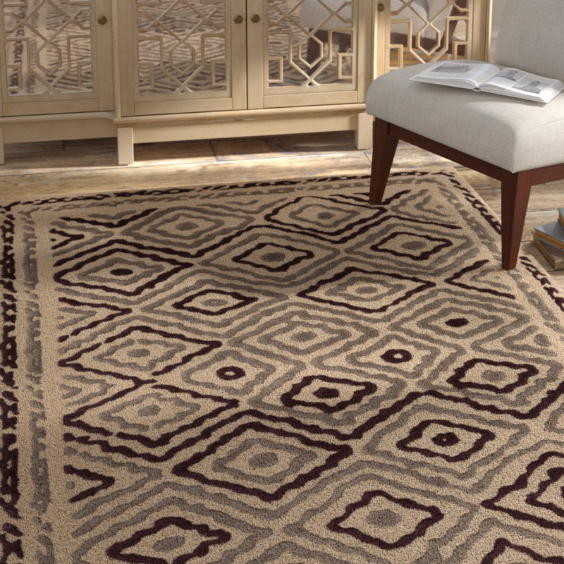 Sala Wool Geometric Indoor Rug, Rectangle 8' x 11'