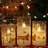 White Christmas Glass Flickering Flameless Candles Battery Operated With 10-Key Remote And Timer Set Of 3 Real Wax Holiday LED Window Pillar Candles(Snowman Decal, 3 X 4, 5, 6 Inches)