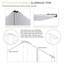 Ensemble de mur de douche 60 po x 36 po x 96 po avec rallonge, Transile
