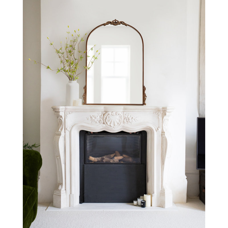 Miroir mural Christany, Bronze, 32,5 po x 24,5 po