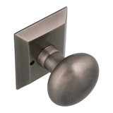 Grandeur Fifth Avenue Square Rosette Privacy (Bed & Bath) with Fifth Avenue Knob