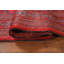 Tapis de couloir oriental rouge à motif géométrique 3 x 10