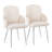 Jaquavia Fabric Upholstered Arm Chair in Cream-411498546-411498549