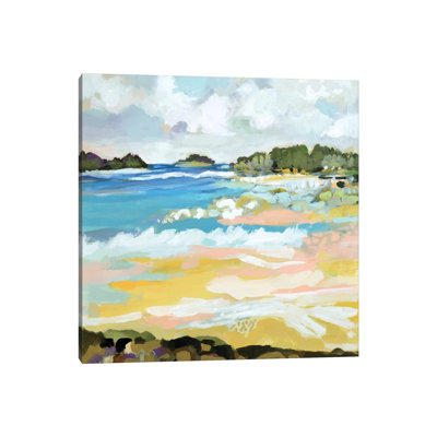 Surfscape IX by Karen Fields - Wrapped Canvas Painting