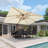 Epling 156'' x 120'' Rectangular Cantilever Umbrella with Crank Lift , Counter Weights Included-57504009
