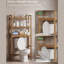 Bamboo Freestanding Over The Toilet Storage