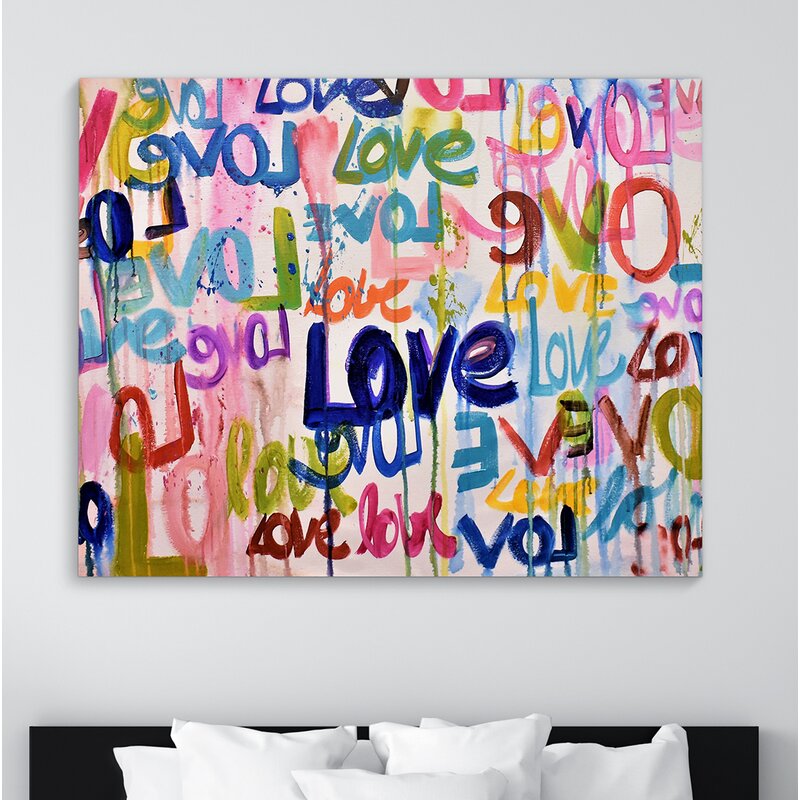 Love On Canvas by Jolina Anthony Print