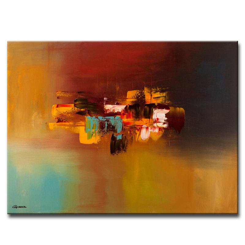 « imagine », reproduction de peinture à l’huile sur toile cguedez, H 30 po x l 40 po x P 1,5 po